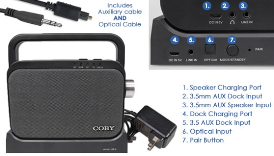 If you struggle to hear the dialogue from your TV then you are going to love this Wireless TV Speaker by Coby.