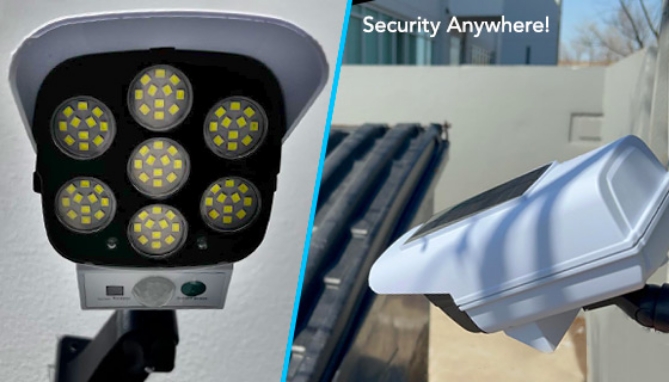 Picture 5 of Weatherproof Solar-Powered LED Security Light with Remote Control