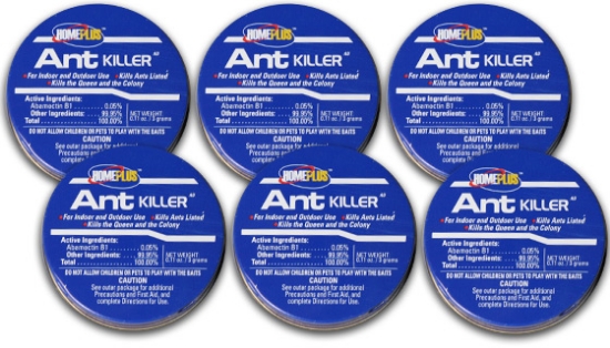 Ant problems will be a thing of the past when you get this 6-pack of Home Plus Ant Killer by Pic.