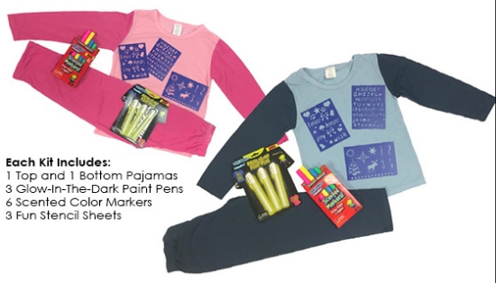 Draw Jammies - PJ's you can draw on again and again