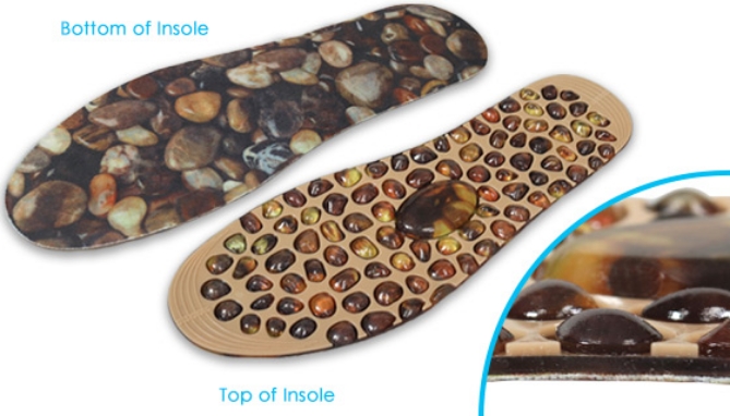 Picture 2 of Cobblestone Gel Massage Insoles - 1 Pair