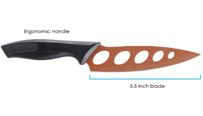 Picture 2 of Non-Stick Copper Knife: Stays Sharp FOREVER