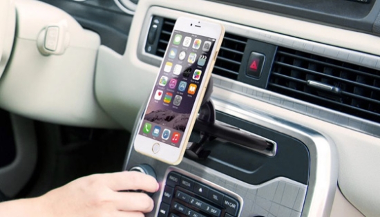 Keep your phone hands-free and within easy reach with the Magnetic CD Slot Mount by Aduro.  It attaches in seconds to any vehicle's CD player via the CD-Slot giving you the best and most centralized spot to easily access your phone. No tools needed!