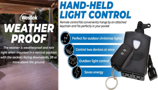 Outdoor Remote Control Twin Power