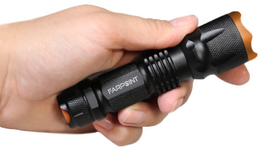 Micro SWAT Tactical Flashlight: 300 Lumens