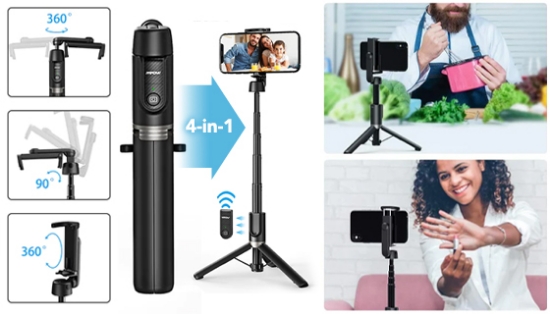 Throw out your old selfie sticks - it's time for a major upgrade! We're calling this the ultimate selfie for all the extra bells and whistles it has.