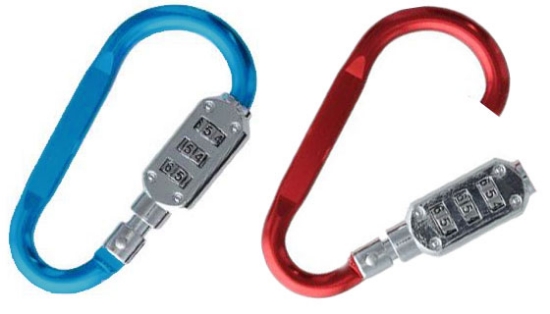 The LatchLink brings you the security of a combination lock with the convenience of a carabiner! Secure items with a personal 3 digit numeric code that only you know.
