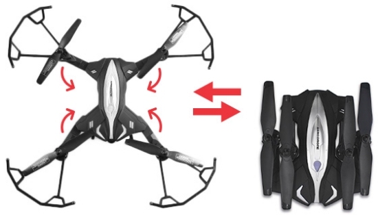 The X4 Retractor Drone is the first camera drone that we've carried that is truly portable, making it perfect for capturing stunning footage and pictures that were previously impossible while vacationing, hiking, camping and more!