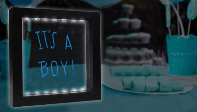 Picture 6 of Illuminated LED Message Board With Neon Markers by Hearth & Haven