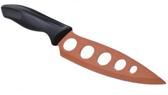 As Seen On TV Copper Kitchen Knife never needs sharpening. The Best Kitchen Knife, Chef Knife, Bread Knife, Paring Knife, Boning Knife, Steak Knife.