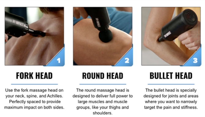 Picture 3 of The ORIGINAL HY-Impact Cordless Deep Tissue Muscle Massager