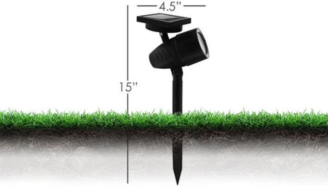 Looking to brighten up your lawn, garden and outdoor pathways? Then look no further than the Adjustable Focus Solar Garden Light.