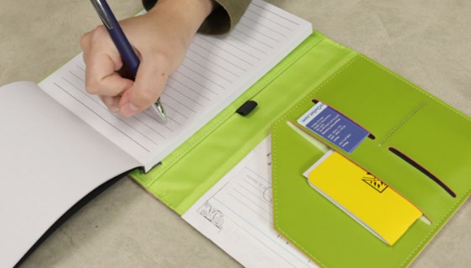 Picture 2 of Portfolio Folder Notebook And Writing Journal