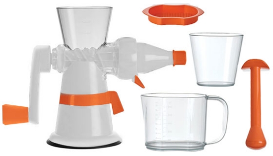 Kick your healthy lifestyle up a few notches with this Professional Cold Press Juicer from Farberware.