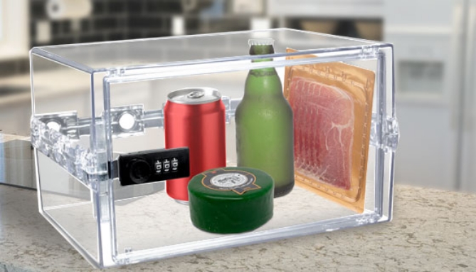 Picture 3 of Clear Lockable Box with Adjustable Combination