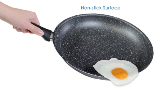 Say hello to the best non-stick cooking surface you never imagined; the <strong>Granite Tuff Non-Stick Fry Pan</strong>.