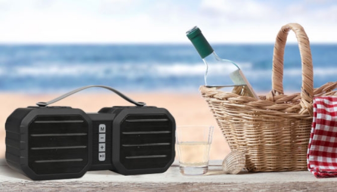 Picture 3 of The Ranger: Rugged Bluetooth Speaker with Phone Holder