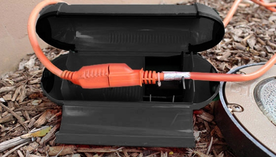 2-Pack of Waterproof Power Cord Protector Covers