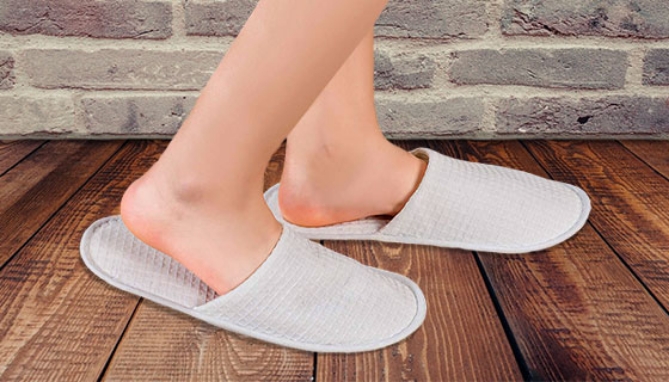 Picture 2 of Slip On Closed-Toe Hotel/Spa Slippers