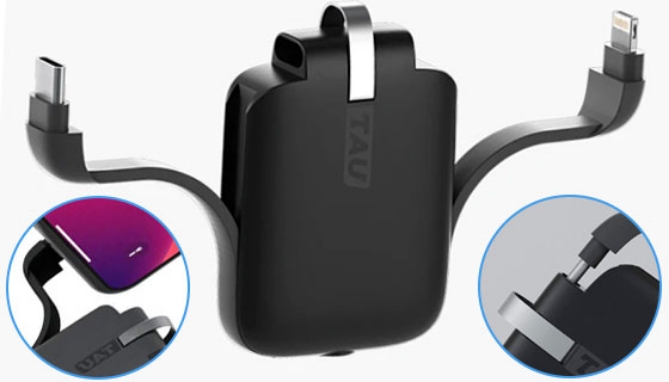 Picture 4 of Tau Portable Power Bank: The Always Charged Universal Keychain
