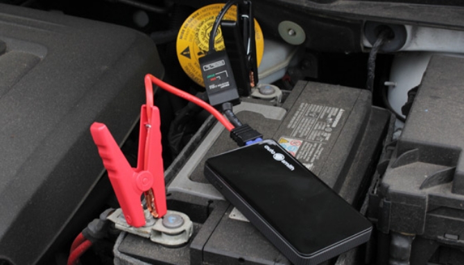 This battery backup comes with two options for starting a dead car battery. Plug in the jumper cables for a quick boost directly to your car's battery without the need of another vehicle, or trickle charge it with the DC plug attachment.