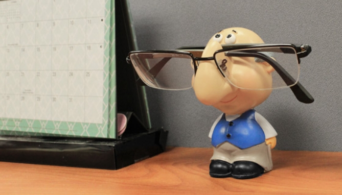 Never wonder where your glasses are again with the new Gramps and Granny Eyeglass Holder.