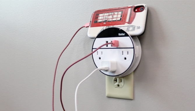 Picture 2 of Home Charging Station With Device Shelf