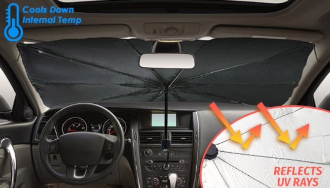 Car Windshield Umbrella Buddy: The Ultimate Pop-Up Sunshade