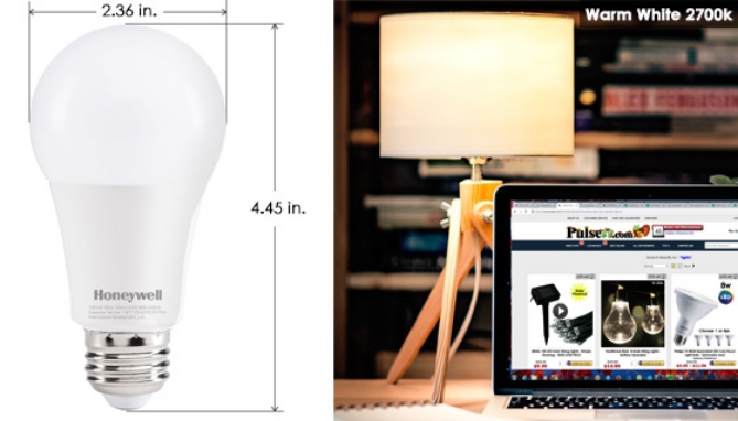 Made by Honeywell, these aren't just any run of the mill LED Light Bulbs... <strong><iemthese are dimmable</em></strong> from 100 percent to 10 percent (must have dimmable light switch and/or fixture).