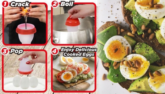 Eggs Fast is the fast and oh so easy way to make hard boiled eggs without the pain of peeling them!