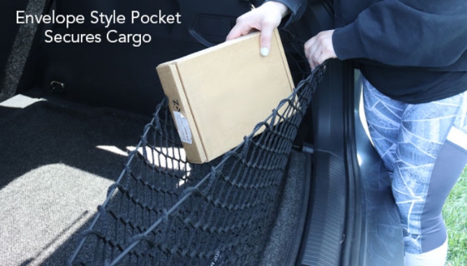 Picture 3 of Universal Trunk Cargo Net for Storage: Envelope Style