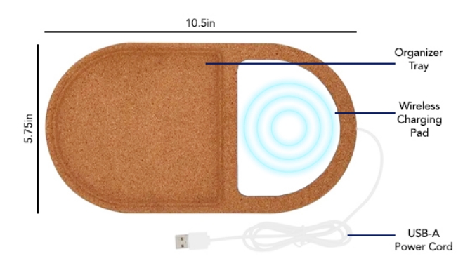 When you're rushing to leave for work in the morning, the last thing you want is to waste time looking for your keys or wallet. But now, those will all be waiting for you at the door with the Catch All Tray and Wireless Charging Station.