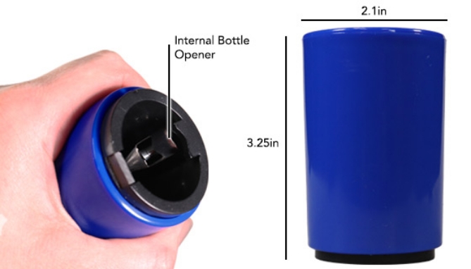 Picture 2 of Push Down and Pop Off Bottle Opener