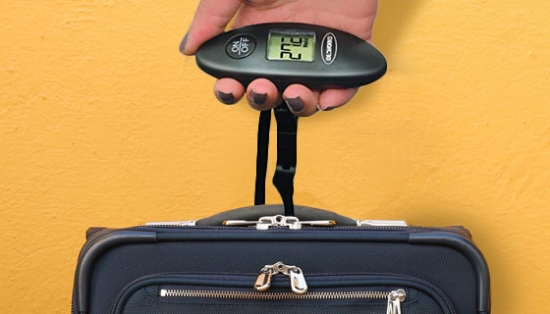 The Portable Luggage Scale is designed to help manage your luggage weight so you can prevent overcharges at airports.