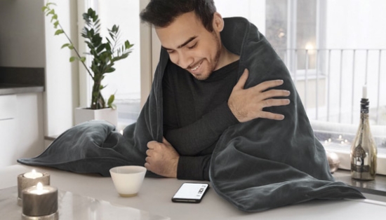 Similar to As Seen On TV Calming Comfort Weighted Blanket by Sharper Image  but 1/2 the price. This Weighted Blanket offers unique calming abilities & is a great all-natural sleep aid helping you relax and fall asleep.