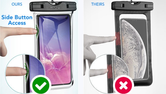 MPOW Waterproof Bags for Smartphones 2pk