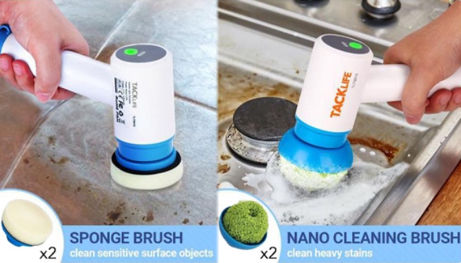 Picture 7 of Handheld Power Spin Scrubber & Accessories