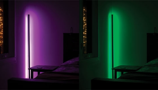 Color-Changing Standing Floor Lamp with Remote