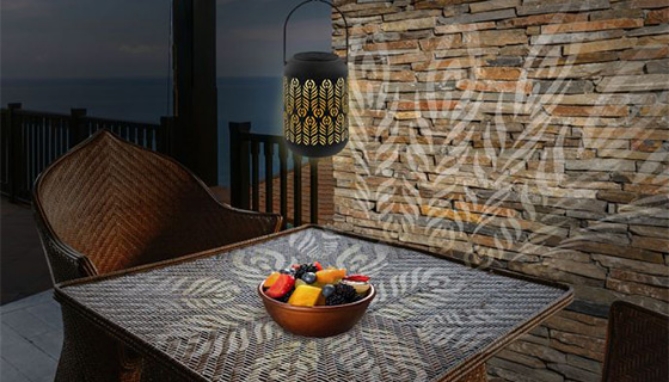 Picture 4 of Solar-Powered Shadow Decoration Lantern
