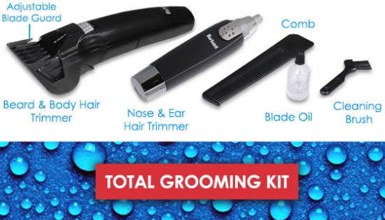 Perfect grooming to kit to have on hand to tidy up your hair, or to bring with while you travel. Everything you need to freshen up. Just $19.99