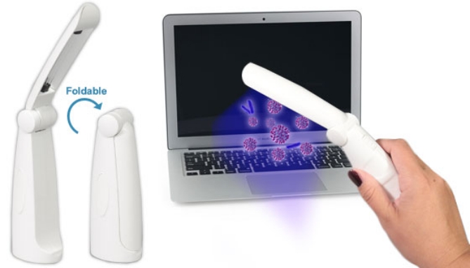 Folding UV Sanitizing Wand