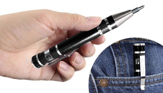 This compact pen light may be small, but it's slim profile hides an exceptionally bright flashlight! Small enough to slide into any pocket, it produces an impressive 200 lumens with just the push of the thumb switch.