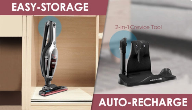 Picture 4 of High Power Cyclonic ROOMIE TEC Vincent 2-in-1 Cordless Vacuum Refurbished