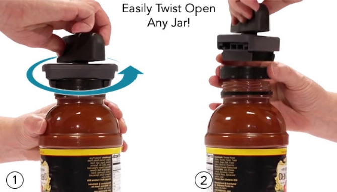 Picture 3 of Easy Grip Adjustable Jar Opener