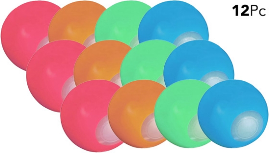 12-Pack Amazing Reusable Water Balloons