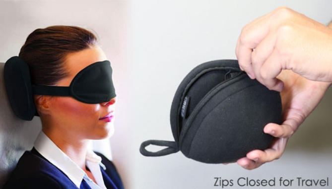 Whether you're on a long flight or just want to catch a quick cat nap, the Super Comfy 2-in-1 Travel Travel Pillow And Eye Mask will let you quickly fall into a calm and relaxed state of sleep anytime, anywhere.