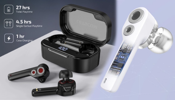 Picture 4 of T29 True Wireless Dual Driver Earbuds