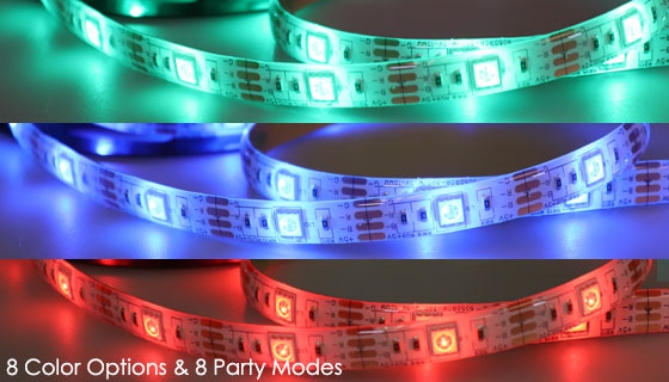 Picture 3 of Sound Activated LED Light Strips with Remote