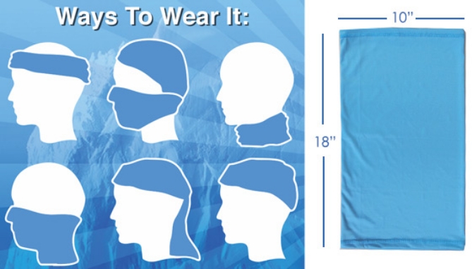 Picture 2 of The Chilly Wrap Stay-Cool Neck Gaiter