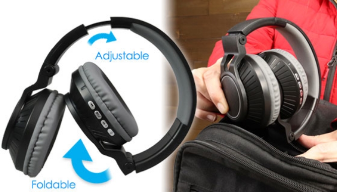 The Euphonic Foldable Headphones by ANX Audio are the perfect pair of BLUETOOTH<sup>&reg;</sup> headphones for commuters, students and casual use.